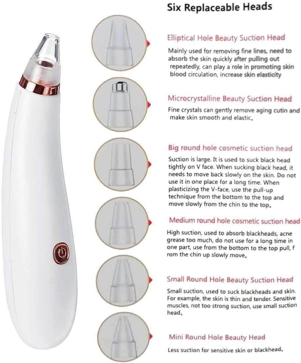 LIMPIADOR FACIAL REMOVEDOR DE PUNTOS NEGROS Y ESPINILLAS